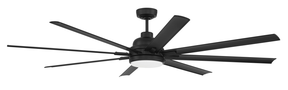 72&#34; Ceiling Fan w/Wi-Fi, DC Motor, Blades, LED Light Kit, Wet Rated