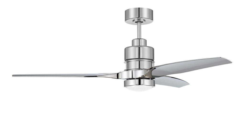 52&#34; Sonnet ceiling fan in Polished Nickel w/ Polished Nickel Polycarbonate Blades, WIFI control