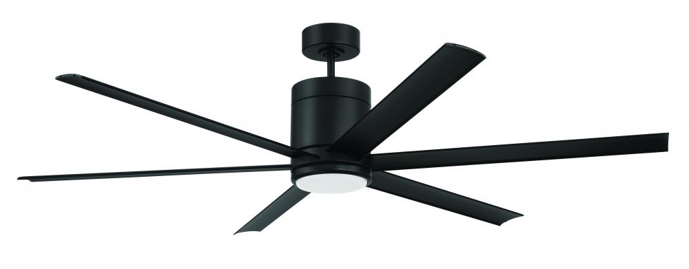 65 &#34; Ceiling Fan w/Blades & LED Light Kit, Wet Rated
