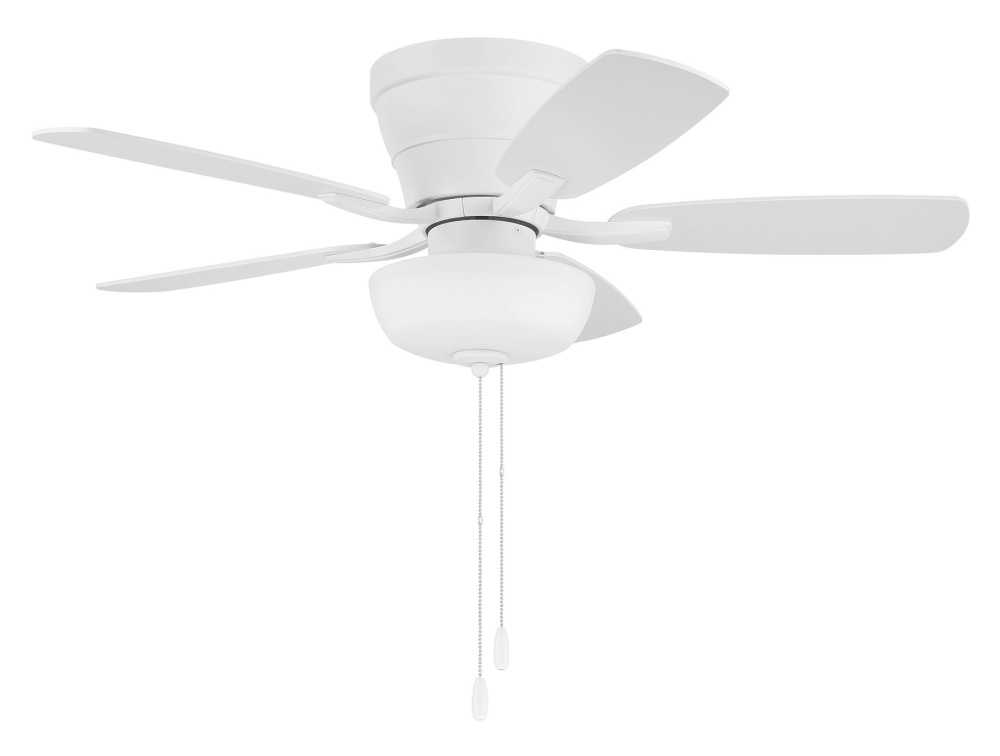 42&#34; Hugger Ceiling Fan w/ 5 Blades, Light Kit