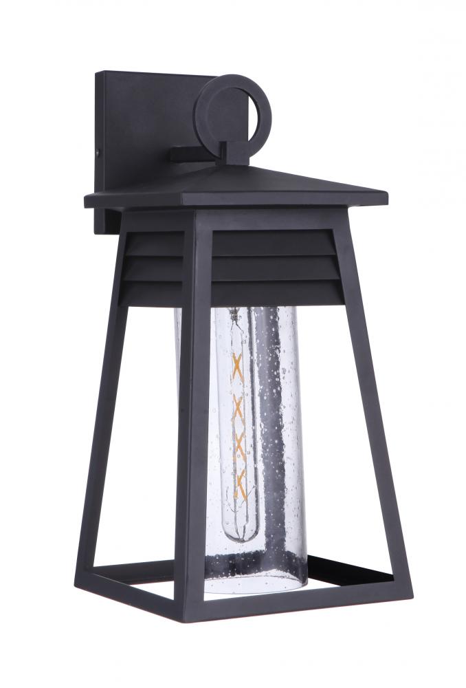 Becca 1 Light Medium Outdoor Wall Lantern in Textured Black