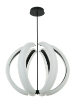 Craftmade 58891-FB-LED - Unwind Large LED Pendant in Flat Black