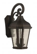 Craftmade ZA3024-DC - Briarwick 3 Light Large Outdoor Wall Lantern in Dark Coffee