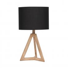 Craftmade 86201 - 1 Light Metal Mini Wood Base Accent Lamp in Natural Wood