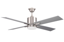Craftmade TEA52BNK4 - 52" Teana in Brushed Polished Nickel w/ Brushed Nickel/Walnut Blades
