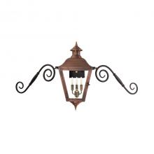 Primo Gas Lanterns JL-31E_MOU - Three Light Moustache Scrolls