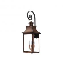 Primo Gas Lanterns RL-26E_TS - Three Light Top Scroll